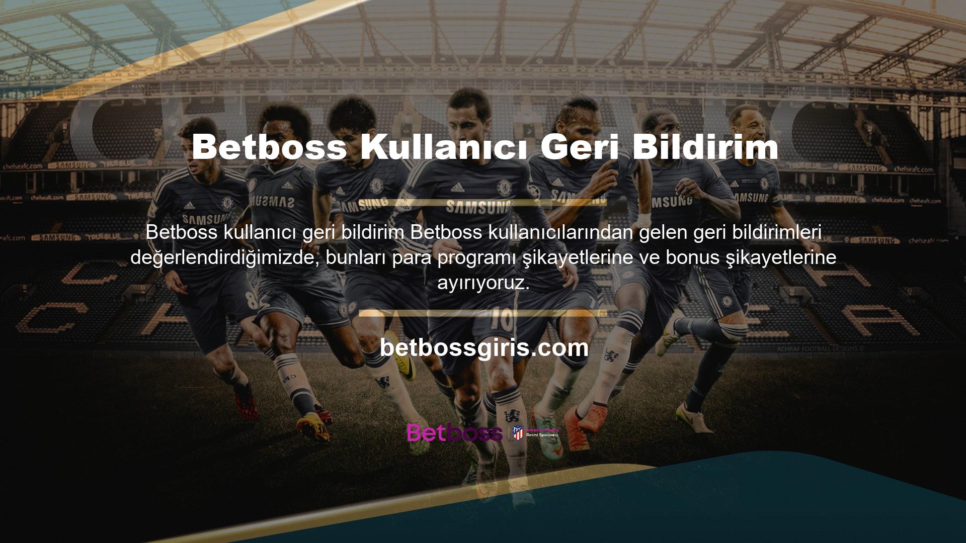 Betboss sitesinin bilgi sayfasına kayıtlı olan casino meraklılarının bu site tarafından anında hizmet vereceği söylenebilir
